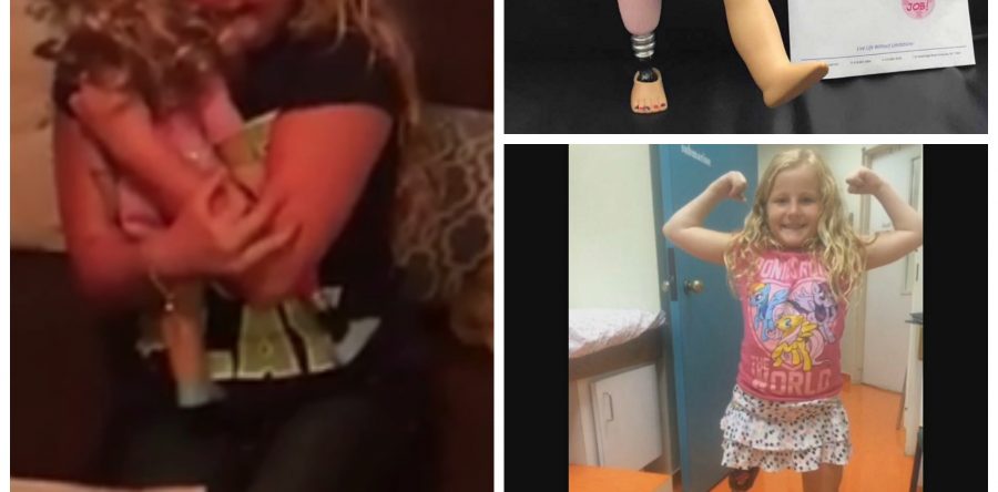 Watch a little girls response to a doll that looks like her.